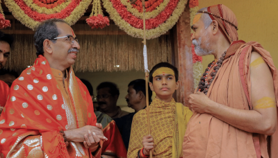 After Matoshree visit, Shankaracharya of Jyotirmath says Uddhav is a ‘victim of betrayal’