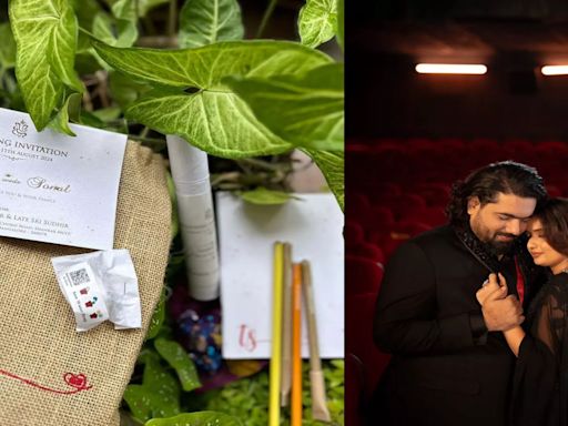 Check Out The Eco-Friendly Invitations For Kannada Star Director Tharun Sudhir And Sonal Monteiro’s Wedding