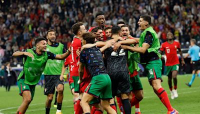 Euro 2024: Quarter-final fixtures, last-16 results, knockout schedule, group standings