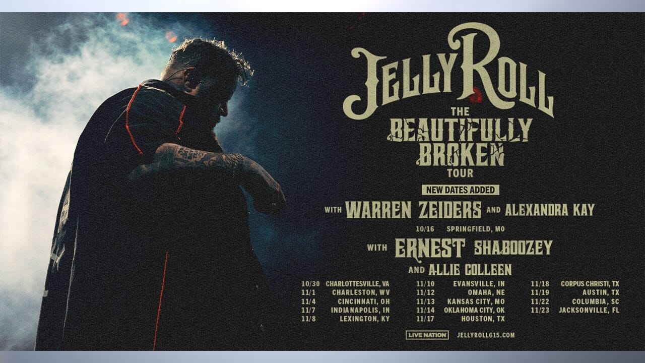 Jelly Roll extends Beautifully Broken tour to include stop in Indianapolis