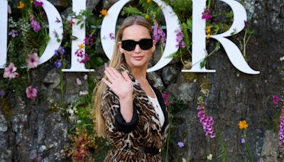 Jennifer Lawrence Revives the Y2K Leopard Print Trend in Dior's Front Row