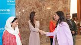 El encuentro de la reina Letizia con Sara Carbonero