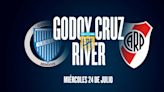 Godoy Cruz vs. River por la Liga Profesional: día, hora, cómo ver y posibles formaciones