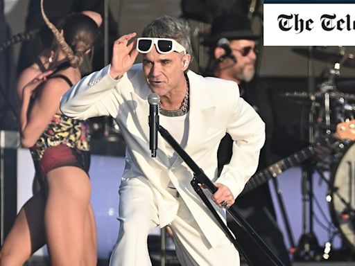 Bizarre and bawdy proof that Robbie Williams is still a great showman