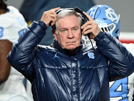 Where does Mack Brown’s job security rank in CBS Sports’ coaching hot seat rankings?