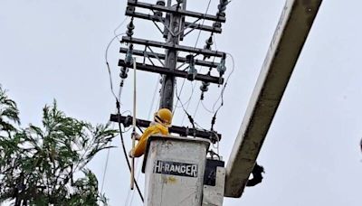 颱風來襲 台南逾3500戶停電搶修 (圖)