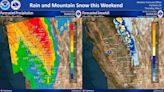 Weather Service Central California Projected Precipitation Totals for Saturday Morning Through Sunday Morning, May 5, Weather System Has...