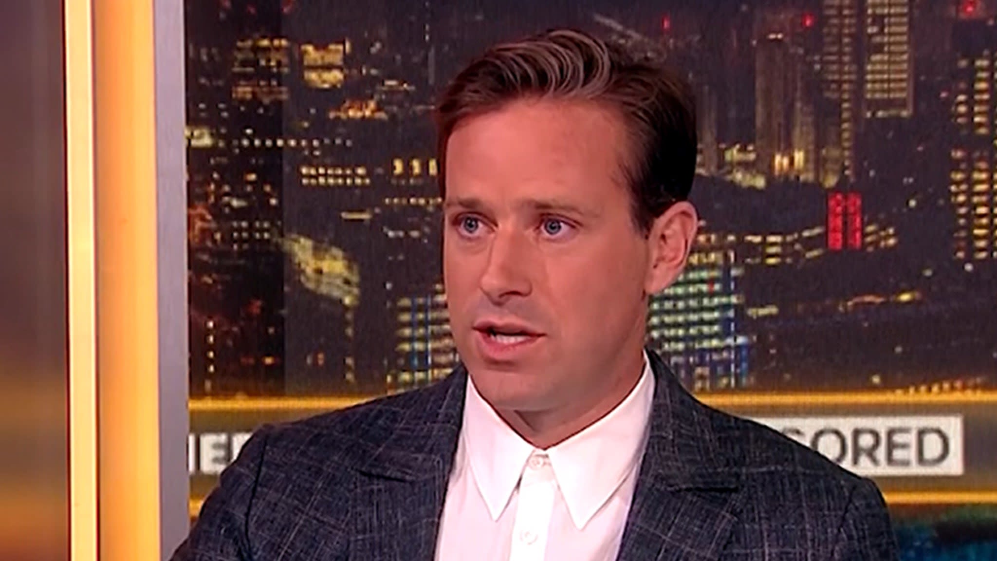 Armie Hammer Denies He's a Cannibal, But Admits to Branding