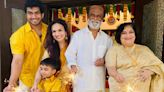 WATCH: Rajinikanth on 'Grandpa duty' for daughter Soundarya's son Ved's cricket-themed birthday; spends time with kids
