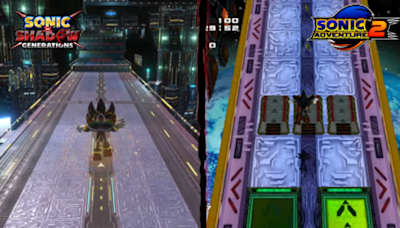 Sonic X Shadow Generations Showcases Side-By-Side Of Old & New Stages