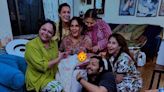 Urmila Matondkar, Shabana Azmi, Dia Mirza visit new parents Richa Chadha, Ali Fazal