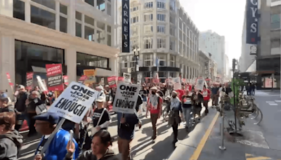 May Day brings thousands in support of janitors, hotel workers in San Francisco