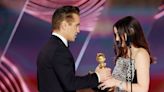 Watch Colin Farrell Flirt Hard Ana de Armas on Stage at the Golden Globes