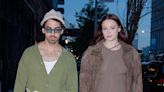 Pregnant Sophie Turner Puts Modern Twist On Casual Maternity-Wear In Maxi Dress & Fuzzy Slides With Joe Jonas