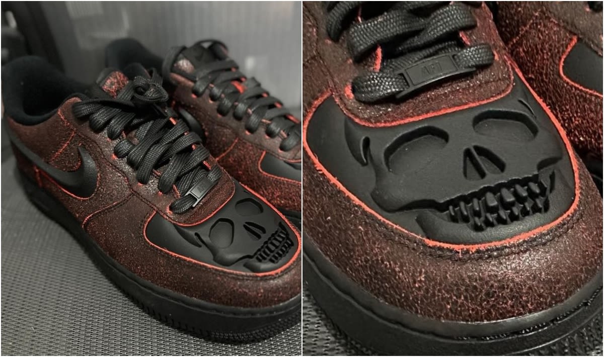 Nike’s Halloween Collection Grows With Spooky New Skull-Adorned Air Force 1s