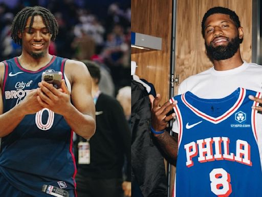 Paul George Makes Hilarious Michael Jordan ‘Milkman’ Reference to Explain Tyrese Maxey’s Height Despite Having Short Parents