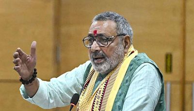 Union minister Giriraj Singh again: ‘Muslims should have been sent to Pakistan in 1947’