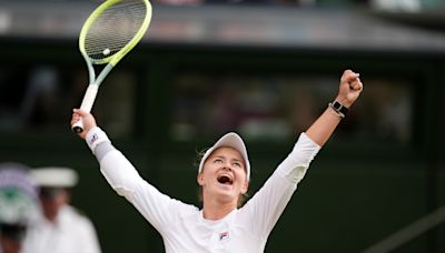 Barbora Krejcikova stuns Elena Rybakina to reach Wimbledon final