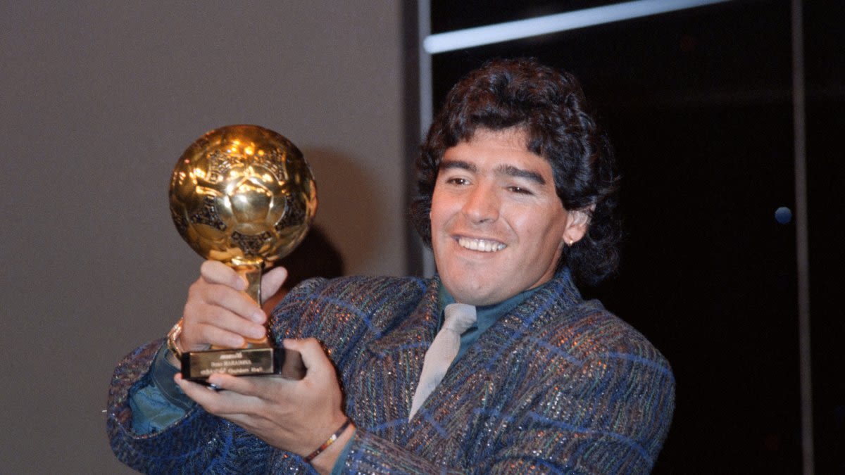 Maradona's World Cup Golden Ball trophy had mysteriously disappeared. It will be auctioned in Paris