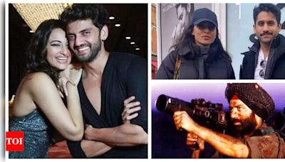 ...Sonakshi Sinha-Zaheer Iqbal confirm wedding, Sunny Deol announces Border 2, ...rumoured romance with Naga Chaitanya: Top 5 entertainment news of the day | - Times of India