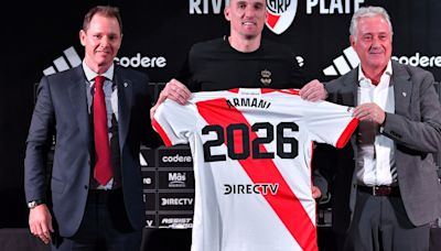 Franco Armani renovó con River hasta 2026: "Tocó Boca, me gusta"