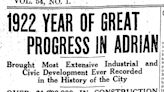 Lenawee County History: Looking back and ahead, 100 years ago