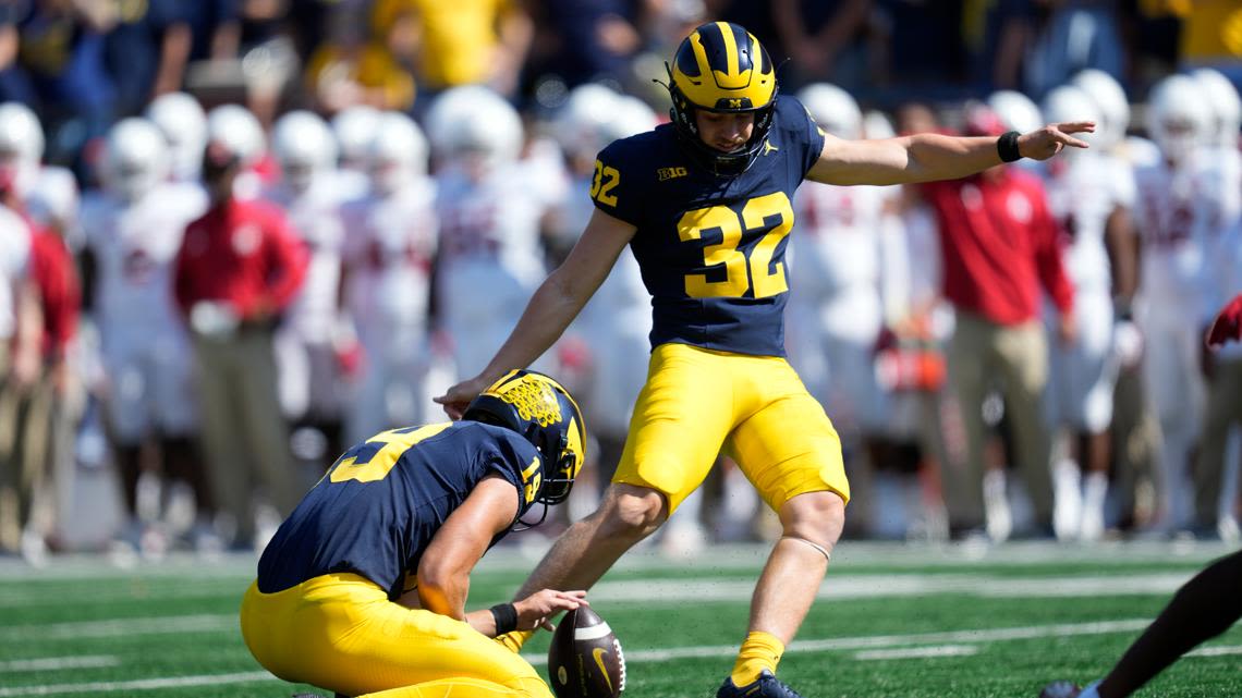 Green Bay Packers snag former Michigan kicker James Turner off waivers from the Lions