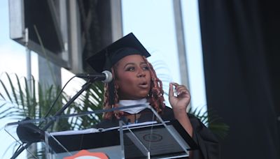 Pinky Cole Hayes, of Slutty Vegan fame, bestows surprise gift on Savannah State graduates