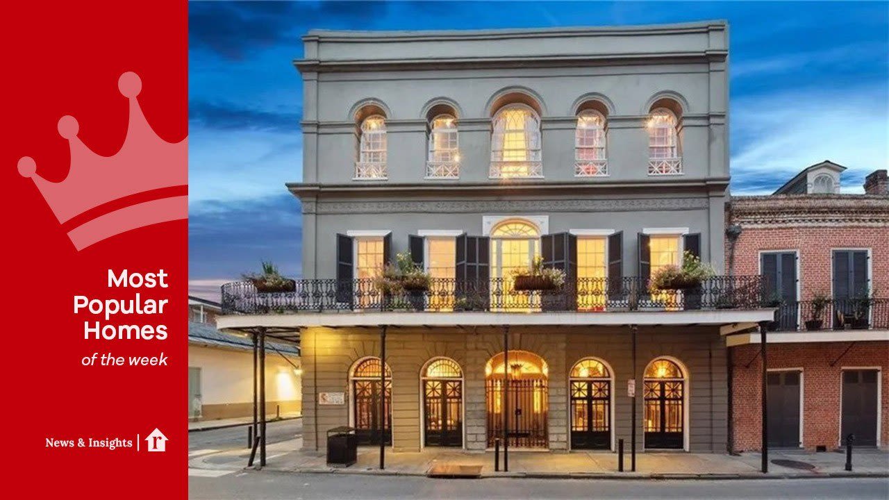 Nicolas Cage's Former New Orleans Mansion Lost to Foreclosure Is the Week's Most Popular Home
