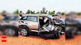 Delhi Woman and Grandson Killed in Car-SUV Collision in Sikar District | Jaipur News - Times of India