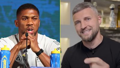 Carl Froch reveals Anthony Joshua feud is 'settled' but rival has one last dig