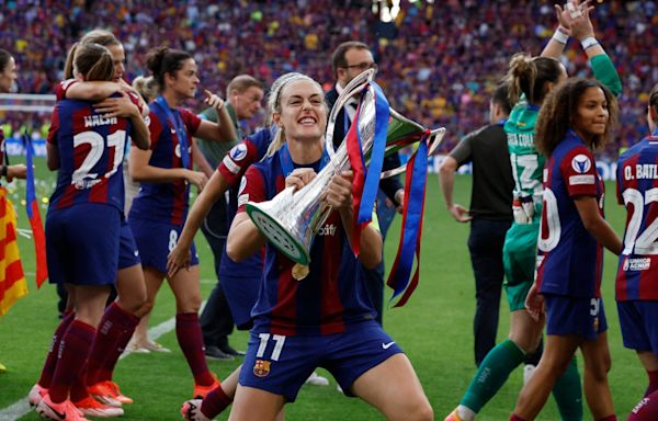 Barcelona sing Sweet Caroline after retaining Women’s Champions League title