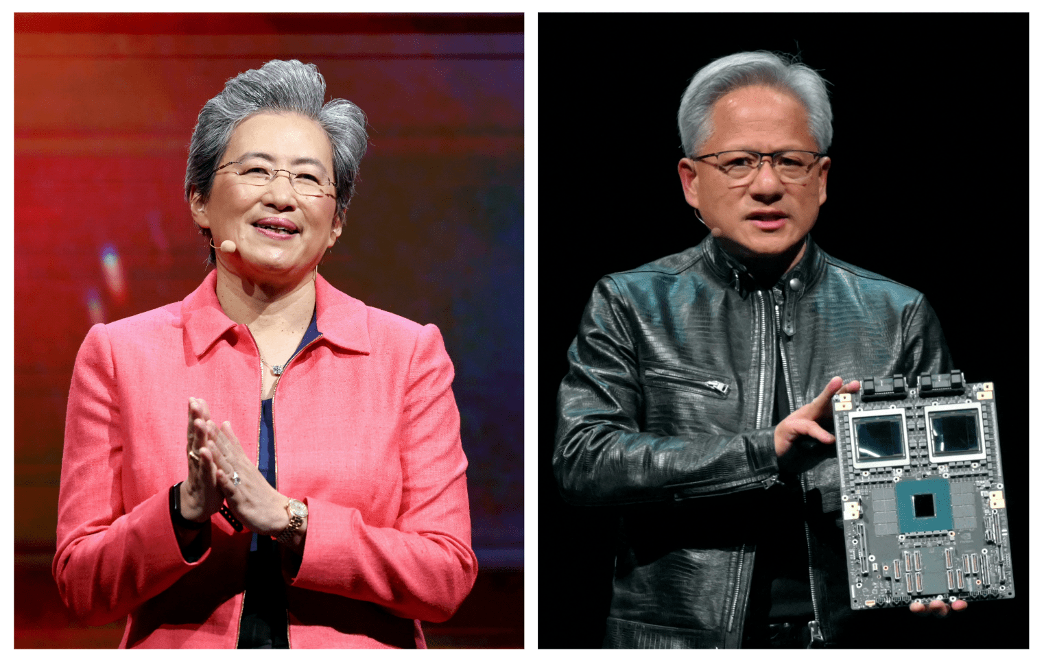 Nvidia’s Jensen Huang and AMD’s Lisa Su Unveil Competing A.I. Chips at Computex 2024