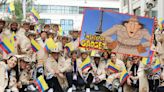 Deportistas colombianos llamaron la atención en JJ. OO. por la pinta: "Inspector Gadget"