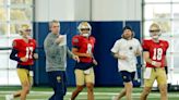 Notre Dame QB Steve Angeli embracing the moment — and nothing more