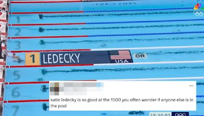 11 Of The Funniest Tweets About Just How Quickly Katie Ledecky Won The 1500M Freestyle Over Her Competitors