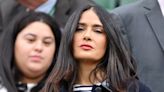 Salma Hayek does Parisian-chic in Breton look for Wimbledon