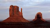 Monument Valley shadows draw viewers during 'sunset spectacle'