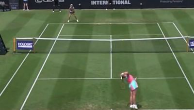 Watch Grand Slam champ hit ‘worst double fault of all time’ against Brit star