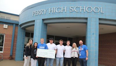 "The kids are still in our thoughts and prayers." ISU fraternity donates $4K to Perry High students