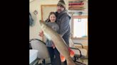 10-Year-Old Girl Catches Massive 34-Pound Muskie While Ice Fishing