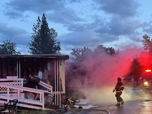 Lightning strike in Placer County causes mobile home explosion, sheriff's office says