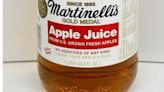 Martinelli’s apple juice recalled over high arsenic levels