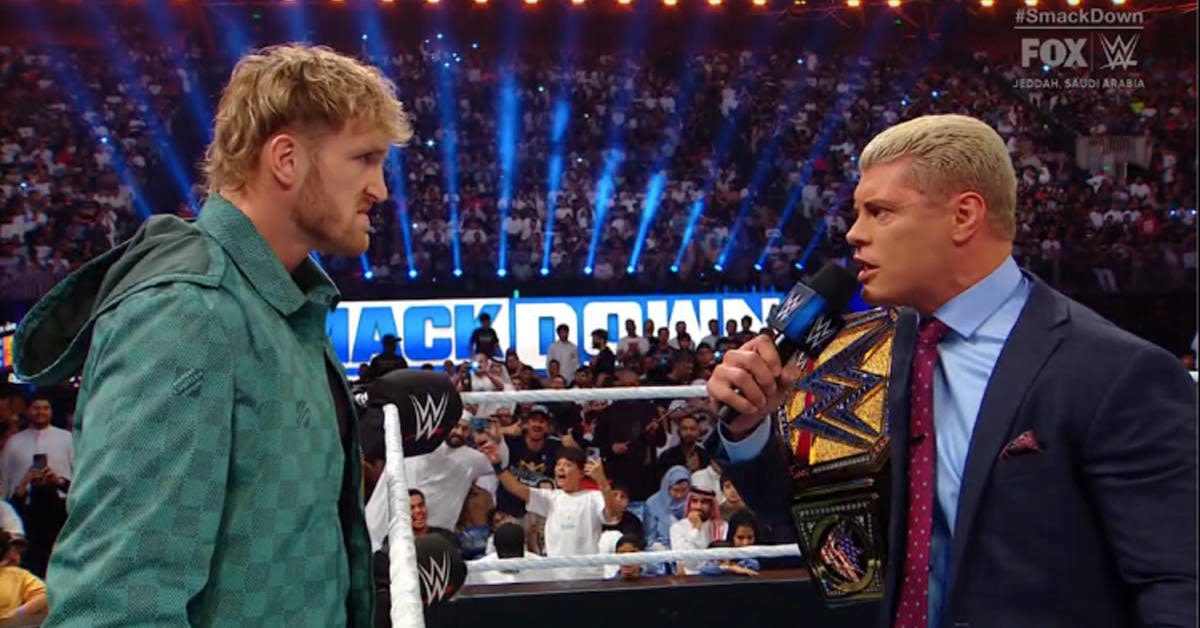 WWE's Cody Rhodes Eviscerates Logan Paul and Takes 2nd Pair of Brass Knuckles on SmackDown
