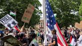 Video of fraternity brothers guarding US flag highlights campus political divide