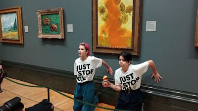 Eco-activists who threw soup on Vincent van Gogh's "Sunflowers" painting sentenced