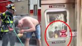 紐約地鐵縱火畫面曝！23歲男遭丟「不明燃燒物」 襯衫秒著火