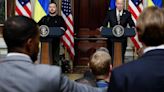 Biden to meet with Zelensky in Normandy and at next week’s G7, White House says