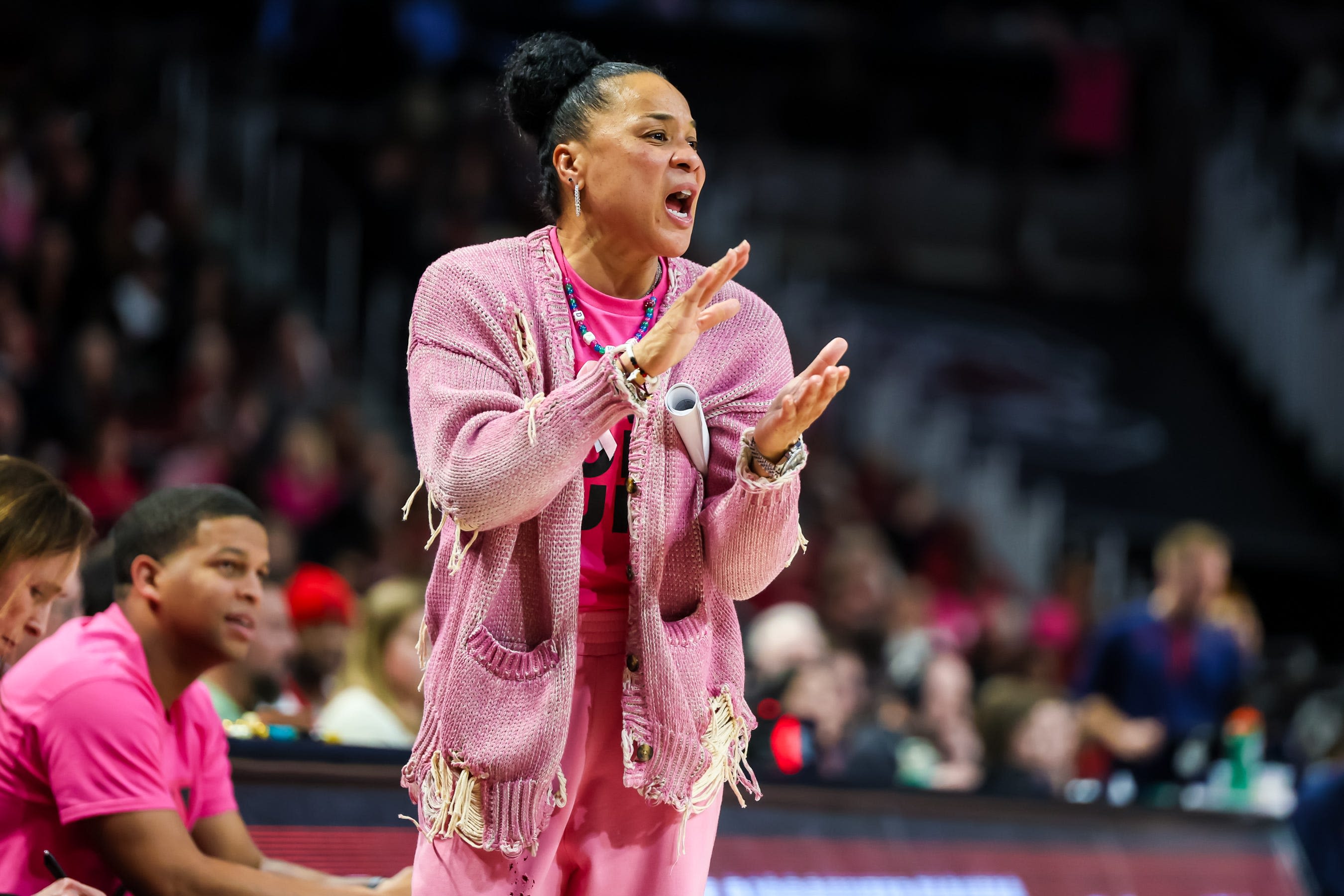 South Carolina coach Dawn Staley's 1st day at 2024 Paris Olympics was 'Presidential for me'