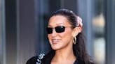 Bella Hadid Brings Back Massive Silk Scrunchies While Taking a Stroll in NYC